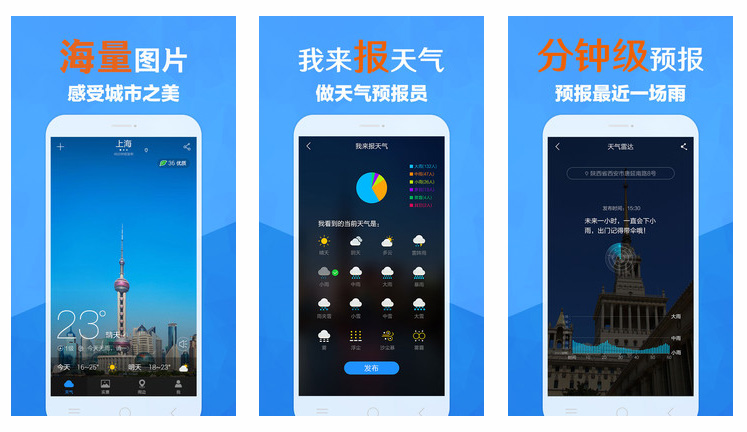 天氣APP開發,天氣手機軟件制作