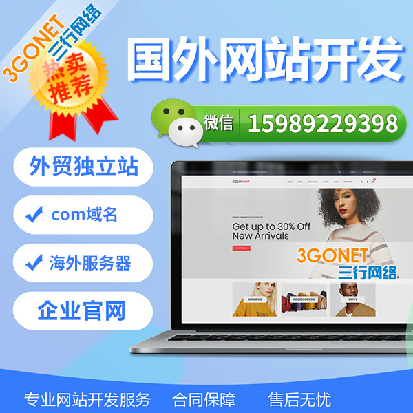 國外英文網站制作